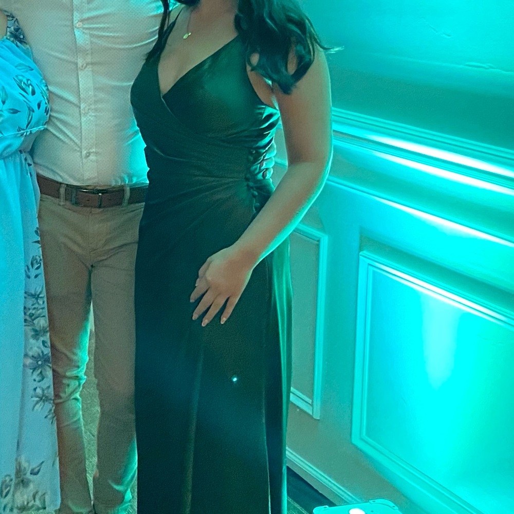Galina Olive Dress